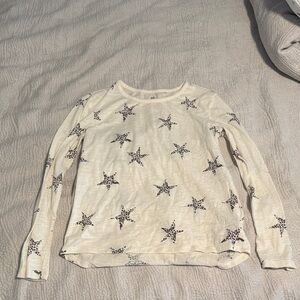 GAP Kids Cream Long Sleeve Top